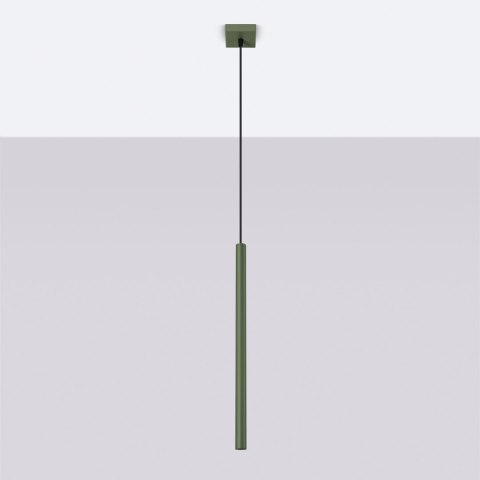 Lampa wisząca PASTELO 1 zielona oliwka