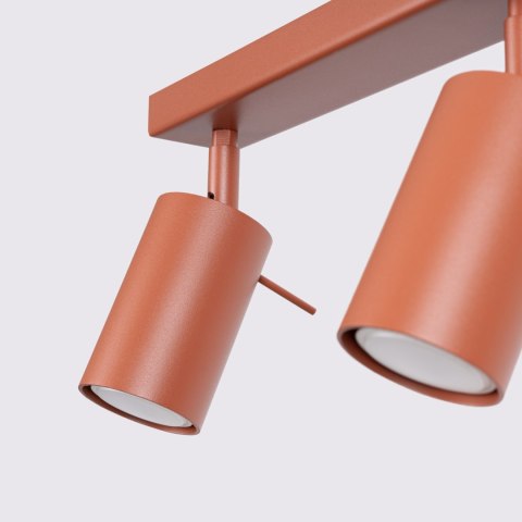 Plafon RING 2 ochra czerwona