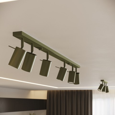 Plafon RING 2 zielony oliwkowy