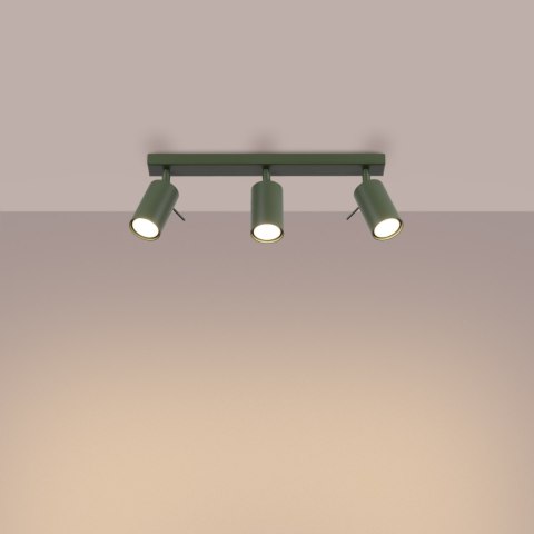 Plafon RING 3L zielony oliwkowy