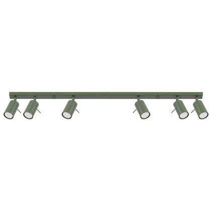 Plafon RING 6L zielony oliwkowy