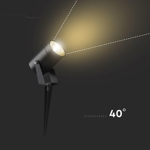 VT-80070 10W LED spike light aluminum COLORCODE:3000K black body IP65