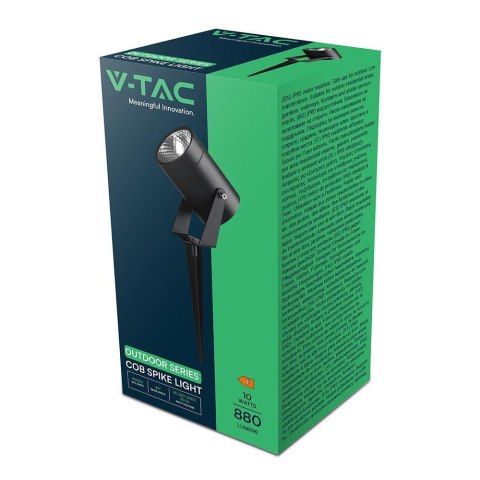 VT-80070 10W LED spike light aluminum COLORCODE:4000K black body IP65