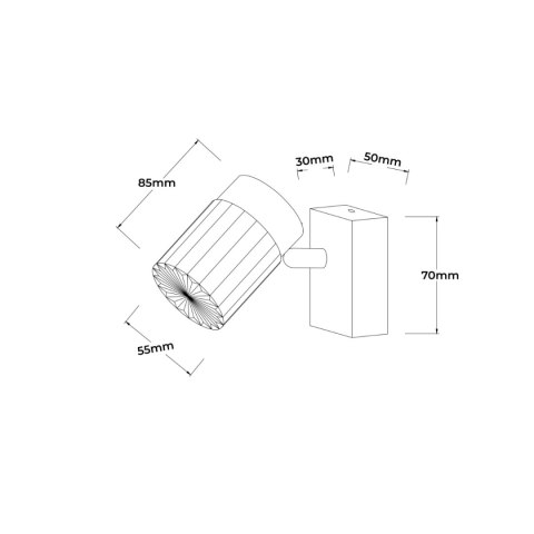 Erovia spot 1 złoty LED CCT Light Prestige