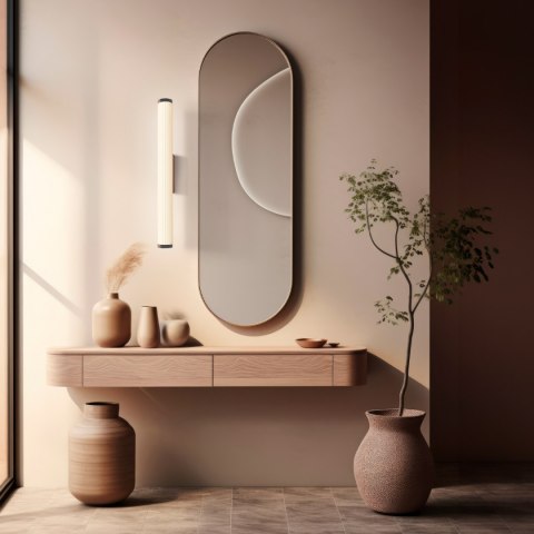 Kinkiet Vena 45 cm czarna LED CCT Light Prestige