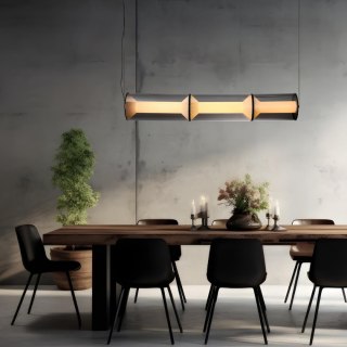 Lampa wisząca Aeris 3 linia dymna LED CCT Light Prestige