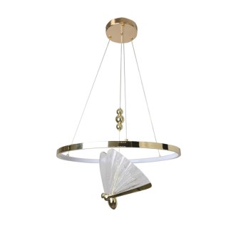 Lampa wisząca Marissa Ring złota LED CCT Light Prestige