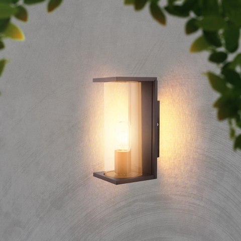 Oprawa ścienna elewacyjna loft V-TAC 1xE27 IP44 czarny MAT VT-81050