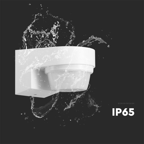PIR WALL SENSOR 180?/360? - WHITE BODY IP44