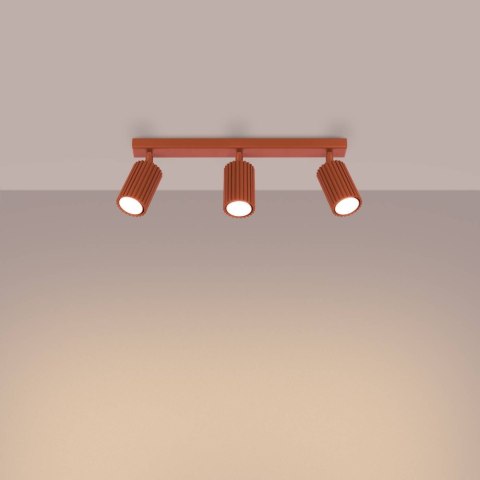 PLAFON LAMPA SUFITOWA REFLEKTOR LISTWA KARBON 3L TAUPE