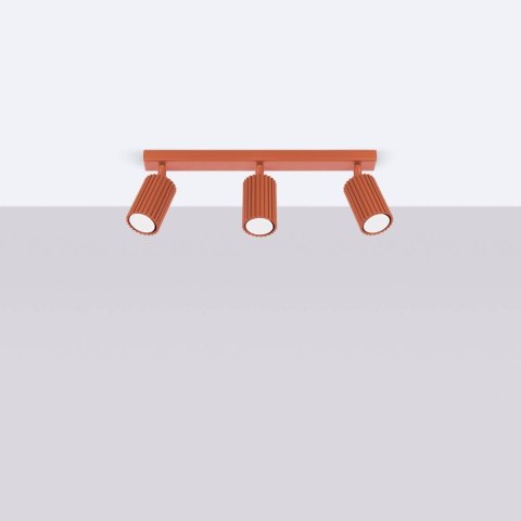 PLAFON LAMPA SUFITOWA REFLEKTOR LISTWA KARBON 3L TAUPE