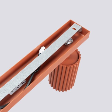 PLAFON LAMPA SUFITOWA REFLEKTOR LISTWA KARBON 3L TAUPE