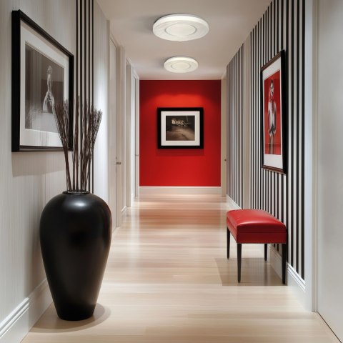 Plafon Tenaro 33 cm biały LED 4000K Light Prestige