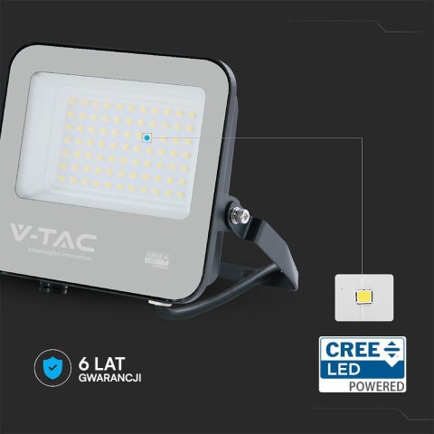 Projektor LED V-TAC 50W 135Lm/W CREE CHIP IP65 VT-4455 6500K 6750lm 6 lat Gwarancji