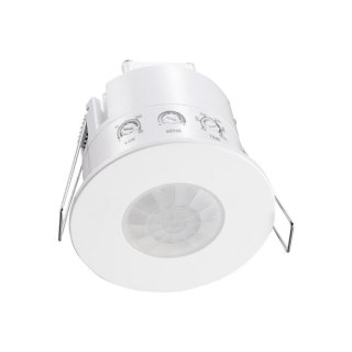 REAL PIR PRESENCE SENSOR RECESSED MOUNT - WHITE BODY