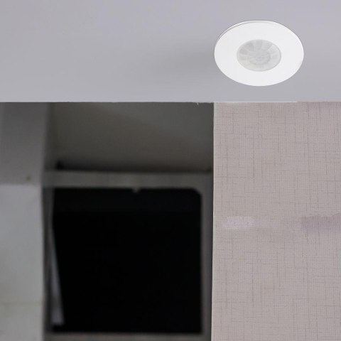 REAL PIR PRESENCE SENSOR RECESSED MOUNT - WHITE BODY