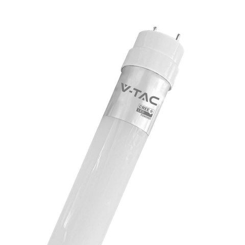 Tuba świetlówka LED T8 V-TAC CREE CHIP 120cm 18W G13 nano plastic 100Lm/W VT-121 6500K 1850lm 6 lat gwarancji