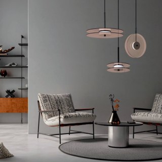 Wisząca lampa pionowa Casy dymna LED CCT Light Prestige