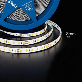 120 10W LED STRIP LIGHT WITH CREE CHIP 3000K IP20 24V 8MM DOUBLE PCB
