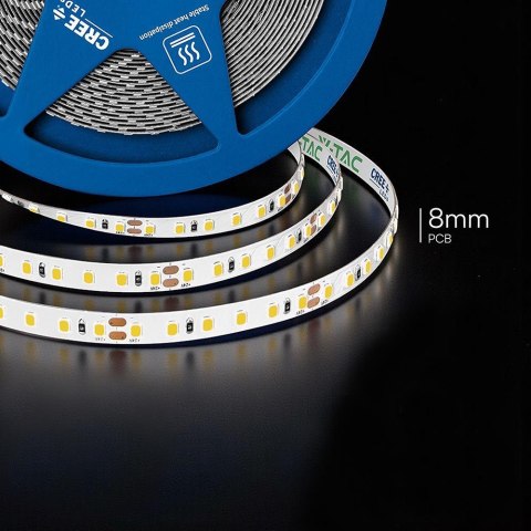 120 10W LED STRIP LIGHT WITH CREE CHIP 4000K IP20 24V 8MM DOUBLE PCB