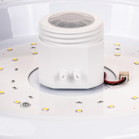 12W LED DOME LIGHT WITH SENSOR WITH CREE CHIP 4000K WHITE BODY