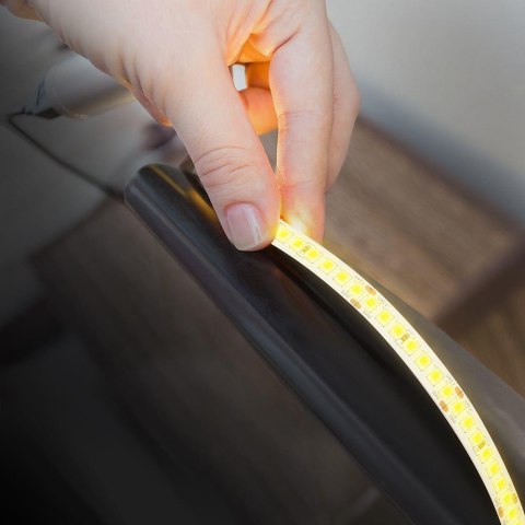 168 12W LED STRIP LIGHT WITH CREE CHIP 6500K IP20 24V 8MM DOUBLE PCB