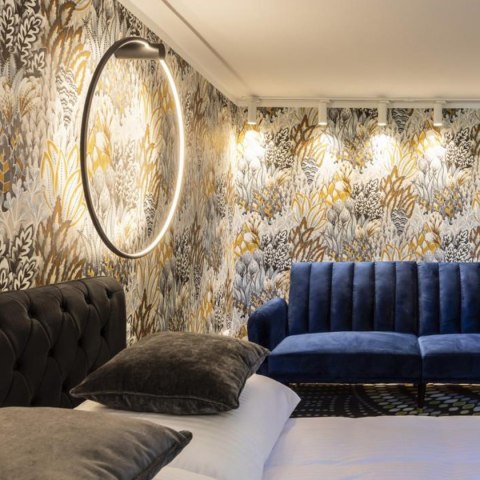 Kinkiet Mirror S czarny IP44 LED CCT Light Prestige