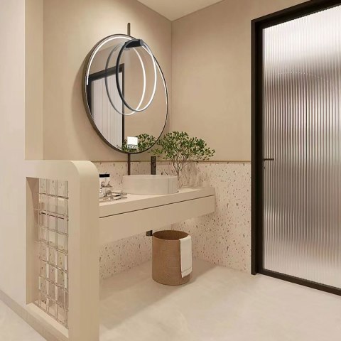 Kinkiet Mirror S czarny IP44 LED CCT Light Prestige