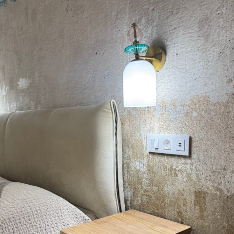 Kinkiet Tropea biały 1xE27 Light Prestige