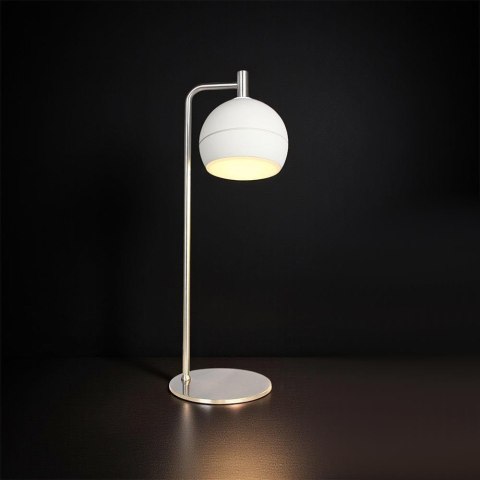 Oprawa lampka stołowa biurkowa 10W LED 44cm biała VT-89022 3000K 1200lm