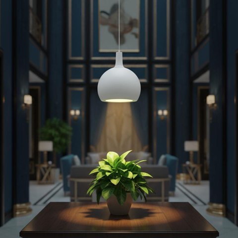 Oprawa zwieszana V-TAC E27 280x218mm biała VT-89020