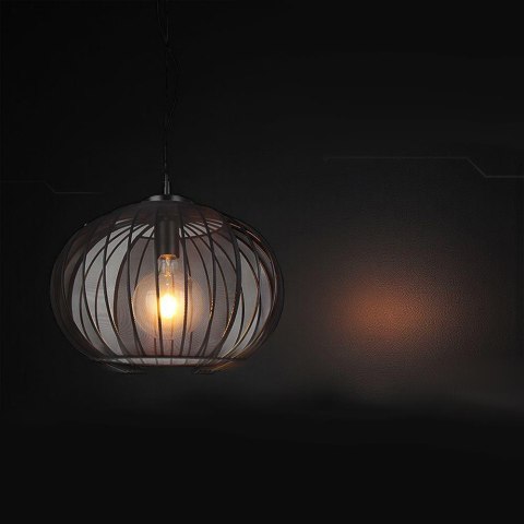 Oprawa zwieszana V-TAC E27 400x350mm czarny matowy VT-89011 3 lata gwarancji