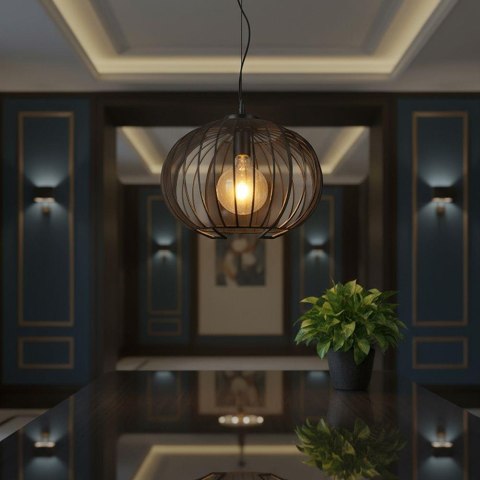 Oprawa zwieszana V-TAC E27 400x350mm czarny matowy VT-89011 3 lata gwarancji