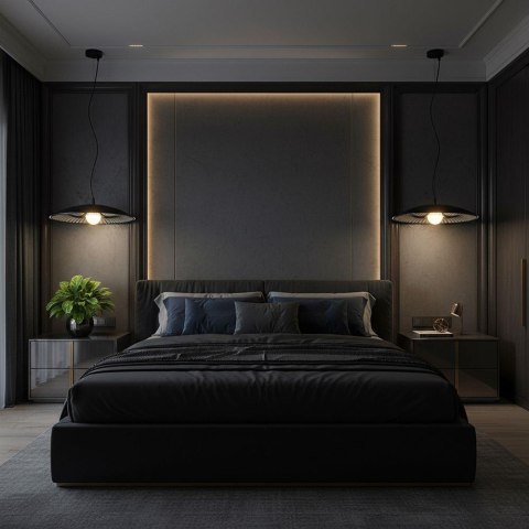 Oprawa zwieszana V-TAC G9 LED fi.45cm czarna VT-89018