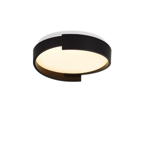 Plafon Halo 27 cm czarny LED CCT Light Prestige