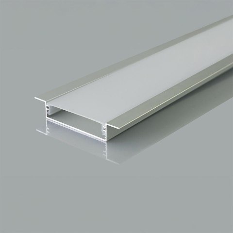 Profil aluminiowy anodowany wpuszczany V-TAC 2mb klosz mleczny 2000x39,8x9,8mm VT-71002 5 lata gwarancji