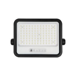 Projektor LED solarny V-TAC 200W CCT pilot auto timer IP65 czarny VT-204W 1700lm 3 lata gwarancji