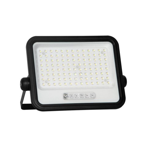 Projektor LED solarny V-TAC 200W CCT pilot auto timer IP65 czarny VT-204W 1700lm 3 lata gwarancji