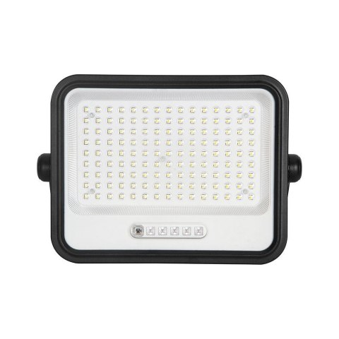 Projektor LED solarny V-TAC 300W CCT pilot auto timer IP65 czarny VT-304W 2400lm 3 lata gwarancji
