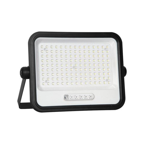 Projektor LED solarny V-TAC 300W CCT pilot auto timer IP65 czarny VT-304W 2400lm 3 lata gwarancji