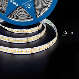 Taśma LED V-TAC CREE LED SMD2835 1190LED 24V IP20 podwójne PCB 10mm 5mb 18W/m 238LED/m VT-2835 238-IP20 6500K 2430lm 6 lat gwara