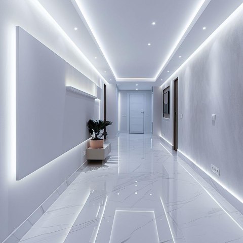 Taśma LED V-TAC CREE LED SMD2835 1190LED 24V IP20 podwójne PCB 10mm 5mb 18W/m 238LED/m VT-2835 238-IP20 6500K 2430lm 6 lat gwara