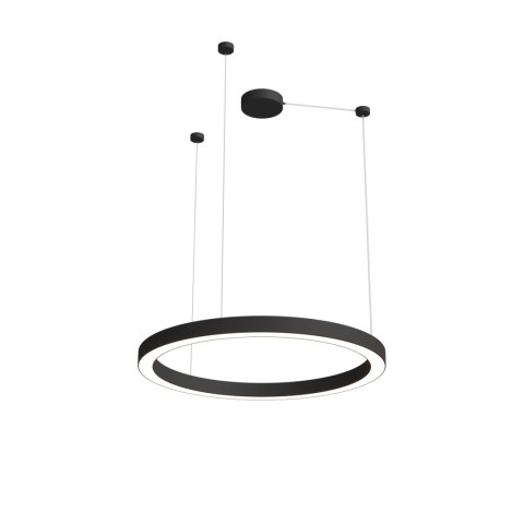 Yaskr Żyrandol Aurum M Zmienna Barwa Światła LED czarny PL0116-90-CCT-BK