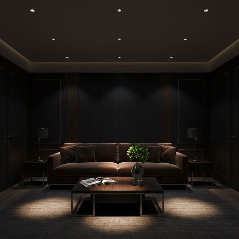 6W GU10 RIPPLE PLASTIC SPOTLIGHT WITH CREE CHIP 6500K 38'D 6YRS WARRANTY