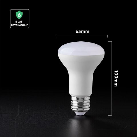 8.5W R63 LED BULB WITH CREE CHIP 4000K E27 6YRS WARRANTY
