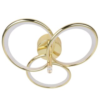 Azina 3 Plafon złota LED Light Prestige