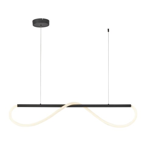 Lampa wisząca Meleca S czarna LED CCT Light Prestige