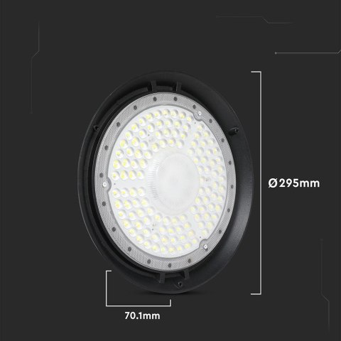 Oprawa V-TAC 150W LED UFO high bay IP65 ALU 135Lm/W VT-92151-N 4000K 20250lm 5 lat gwarancji