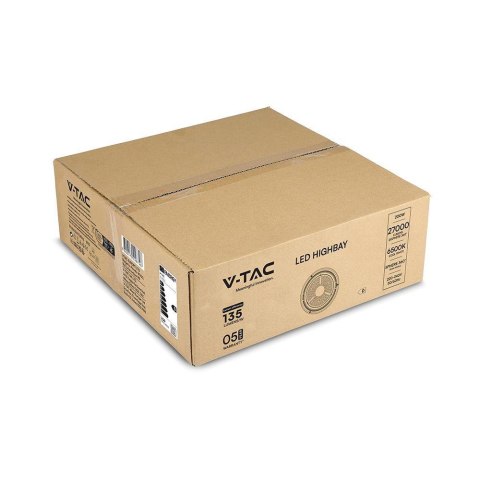 Oprawa V-TAC 200W LED UFO high bay IP65 ALU 135Lm/W VT-92201-N 6500K 27000lm 5 lat gwarancji