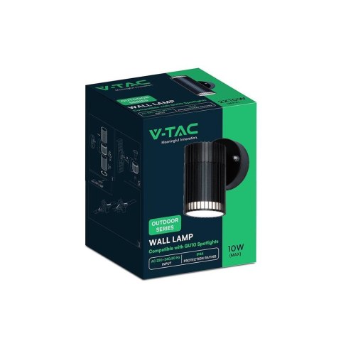 Oprawa kinkiet ścienny V-TAC GU10 czarny VT-10174 3 lata gwarancji